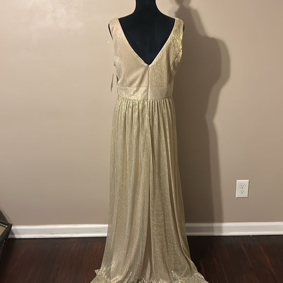 Broomstick glitter champagne dress - Picture 3 of 8